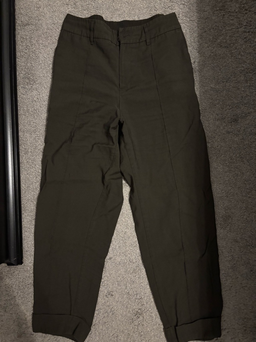 Green womens slacks